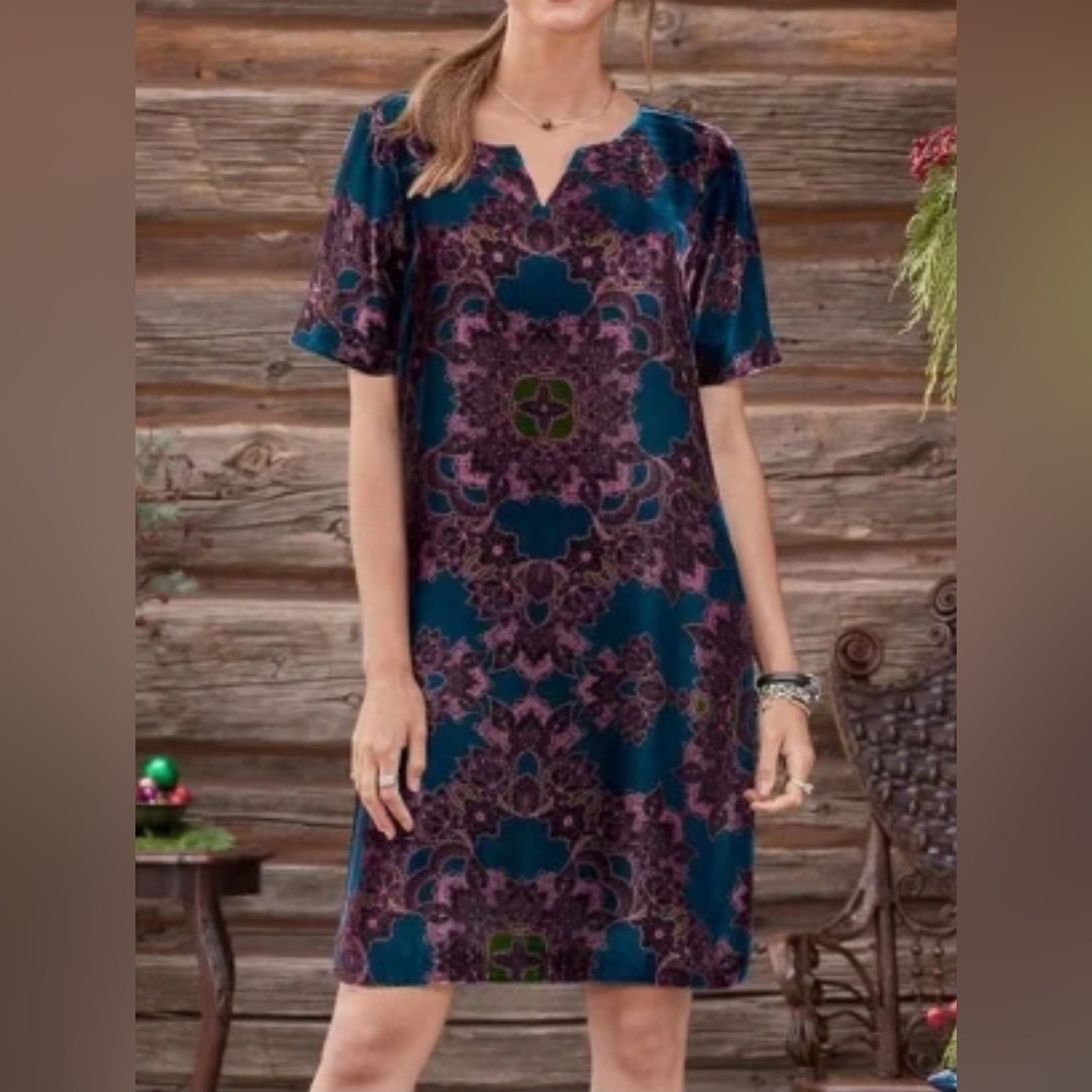Sundance Silk Blend Bohemian Dress Size Medium
